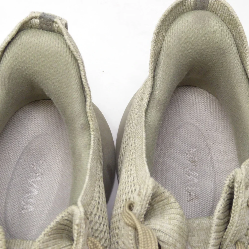 VIVAIA Mens Urban Unisex Sneakers Sliders Green Knit Lace Up 45 / 11.5